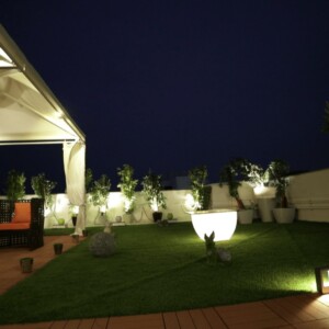 Daga Sapphire Gazebo Garden Night View